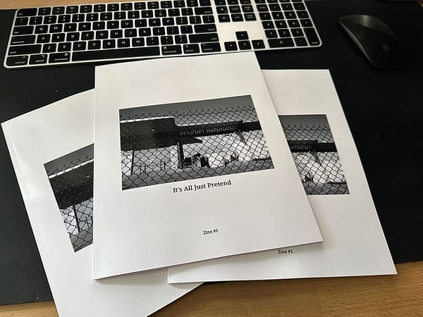 It's all just pretend - photography zine made in Melbourne